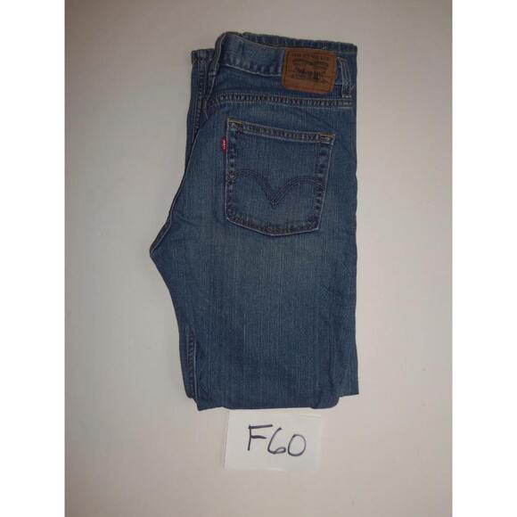 Levis 514 Blue Jeans 18 Regular Slim Straight Red Tag Stretch -0316F60 - Picture 3 of 3
